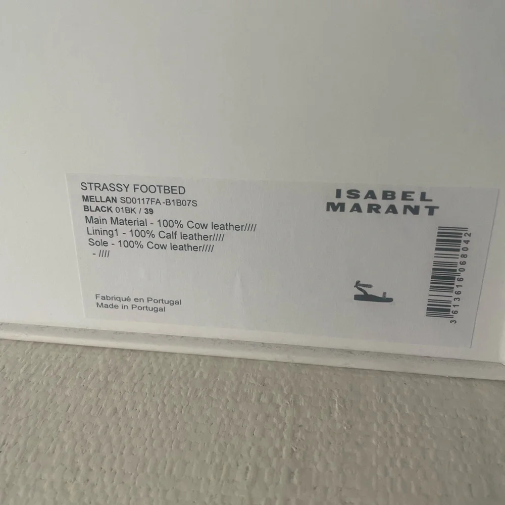 Isabel Marant Mellon Sandals with Sparkling Rhinestones - Picture 8 of 10